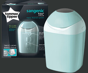 Sangenic Tec Nappy Disposal System Teal.